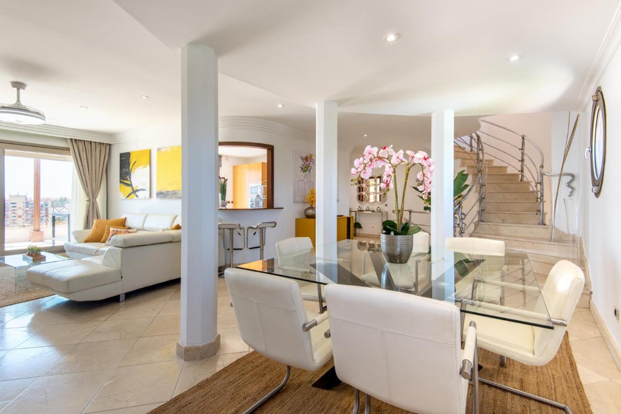 Ph Bellagio: Luxurious And Romantic Duplex Penthouse With Private Pool & Sea Views Benalmádena Eksteriør bilde