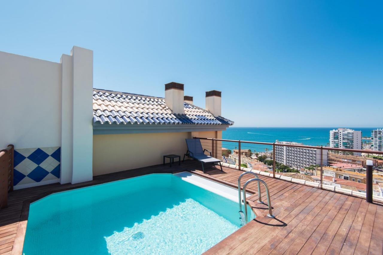 Ph Bellagio: Luxurious And Romantic Duplex Penthouse With Private Pool & Sea Views Benalmádena Eksteriør bilde