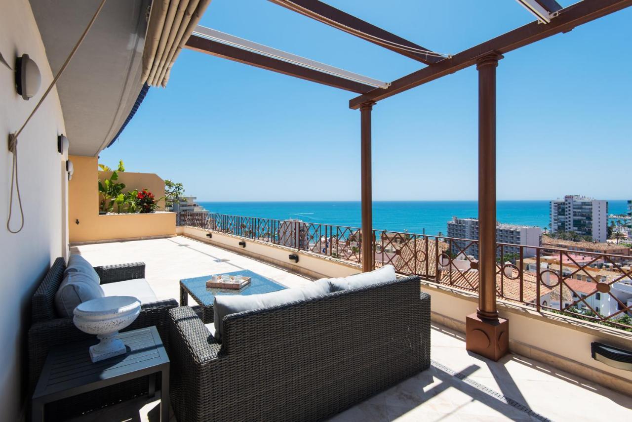 Ph Bellagio: Luxurious And Romantic Duplex Penthouse With Private Pool & Sea Views Benalmádena Eksteriør bilde