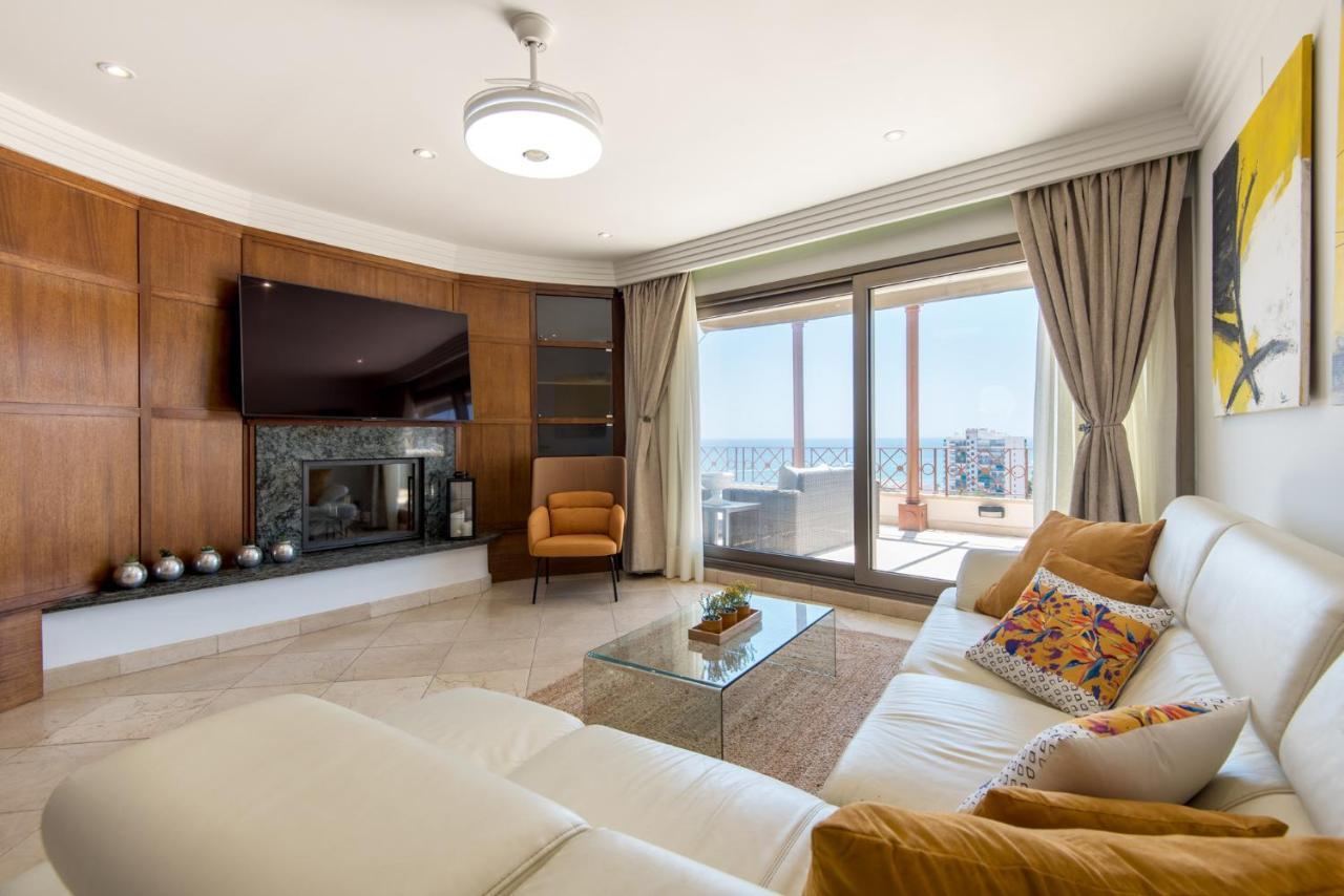 Ph Bellagio: Luxurious And Romantic Duplex Penthouse With Private Pool & Sea Views Benalmádena Eksteriør bilde